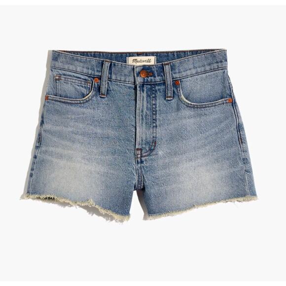 Madewell The Perfect Jean Short in Balsam Wash - Picture 7 of 7